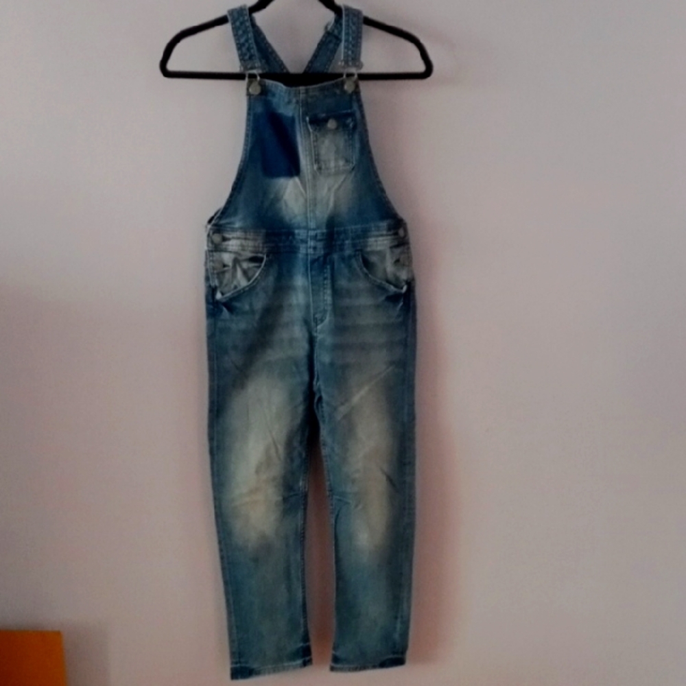 Blue Denim Overalls